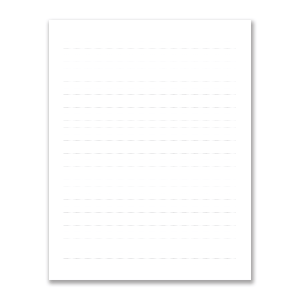 8.5&quot; x 11&quot; Hardcover Abstract Dot Custom Notebook Bone / Lined 97235 russell+hazel Notebook