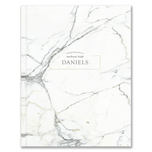 8.5" x 11" Hardcover Marble Custom Notebook russell+hazel Notebook