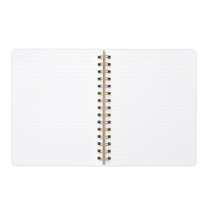 A5 Spiral Bookcloth Notebook - Pom 55754 russell+hazel Notebook