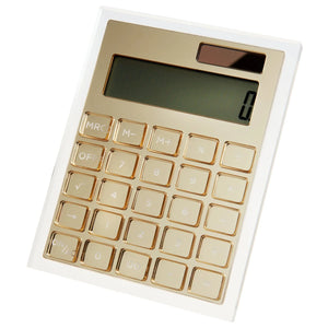 Acrylic + Gold Calculator 51179 russell+hazel Calculator