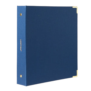 Bookcloth Mini 3 Ring Binder Denim 94286 russell+hazel Binder - Mini