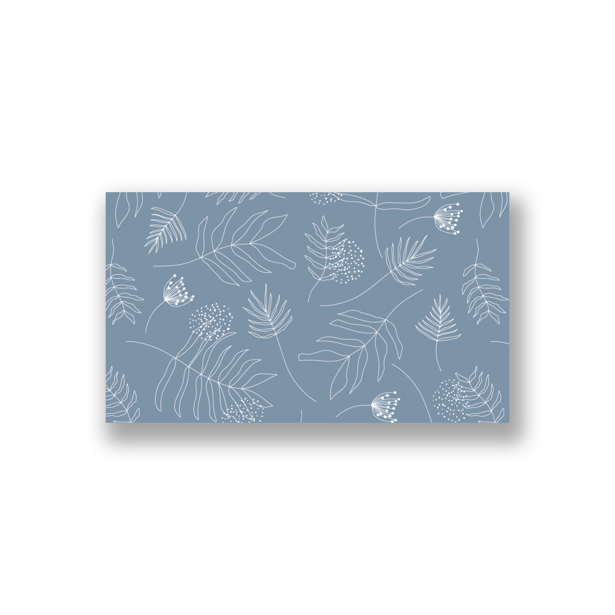 Botanical Custom Business Cards Slate Blue 98997 russell+hazel Business Cards
