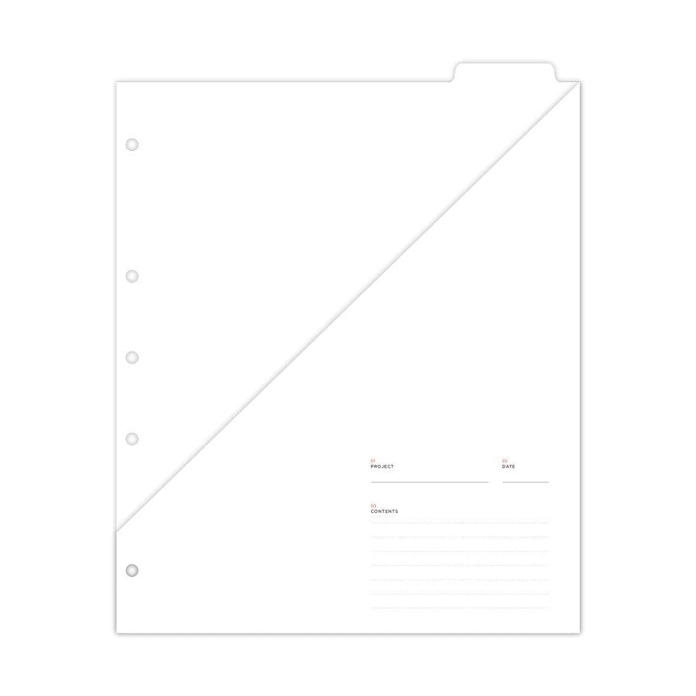 Pocket Folders Signature Binder Insert 31776 russell+hazel Binder Insert - Signature