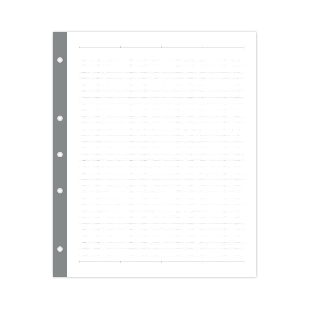 Signature Binder Filler Paper - Charcoal 31775 russell+hazel Binder Insert - Signature