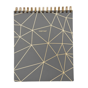 Spiral Memo Notebook - Charcoal Rime 56298 russell+hazel Notebook