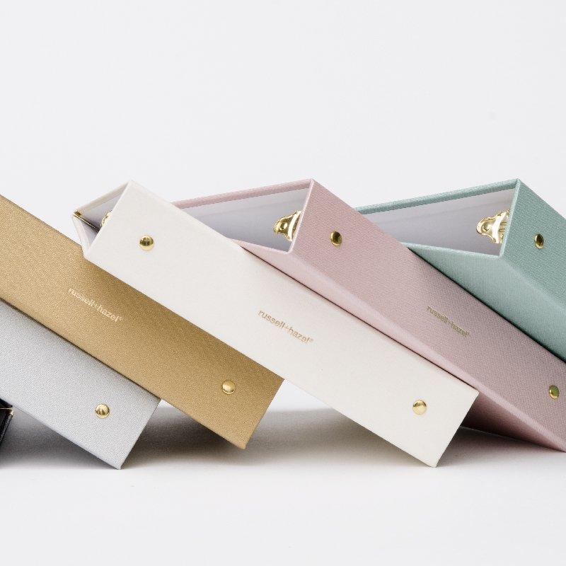 Bookcloth Mini 3 Ring Binders | russell+hazel