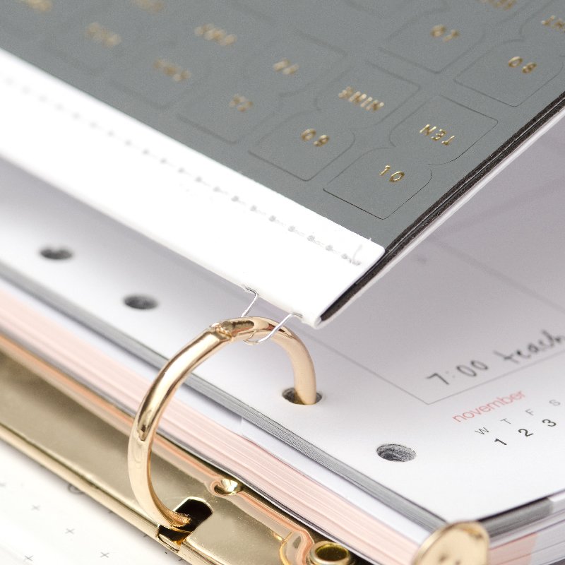 Mini 3 Ring Binders + Inserts | russell+hazel