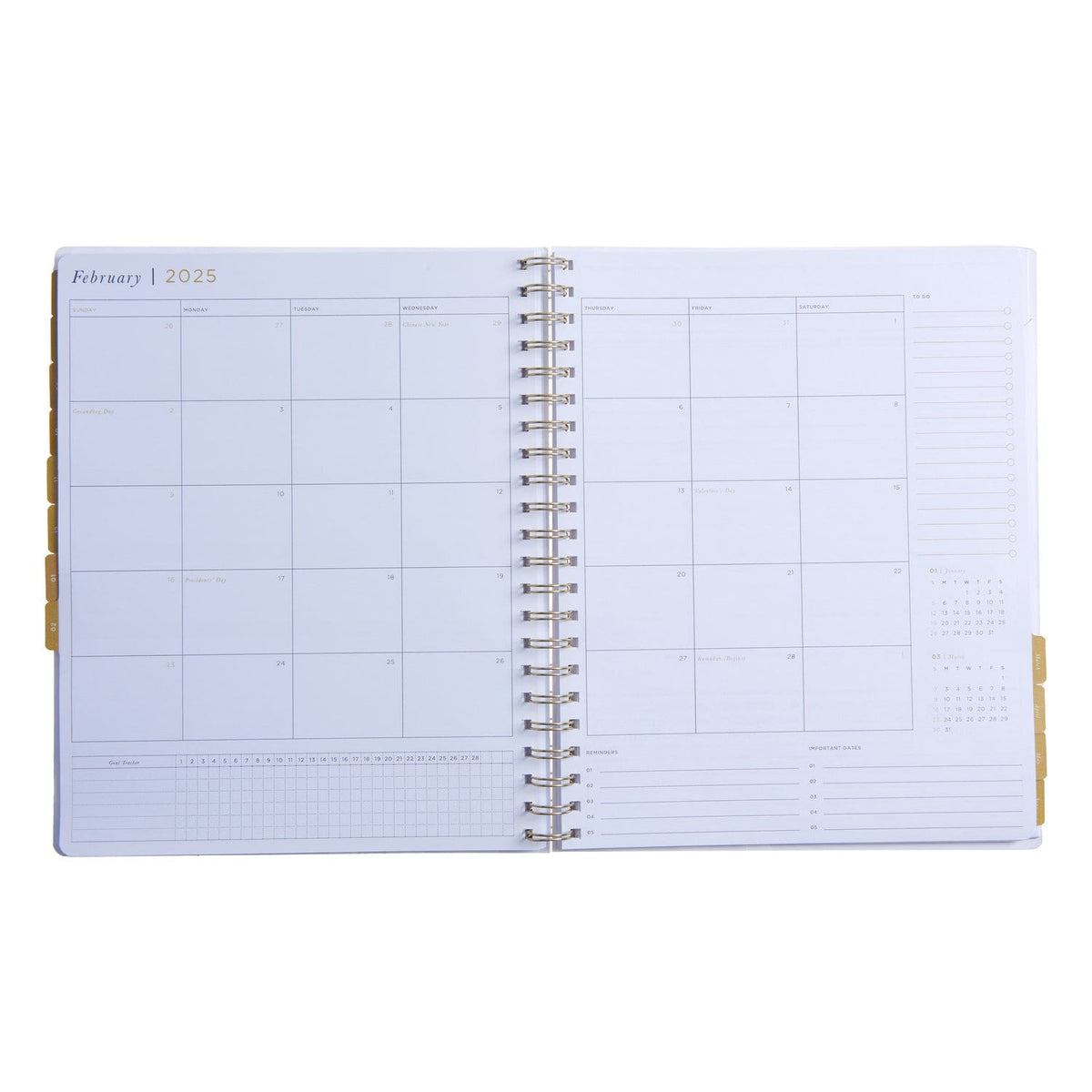 2024-2025 Weekly Planner - Blush Floral 45319 russell+hazel Planner
