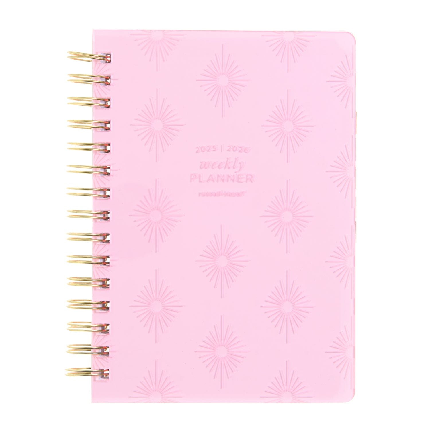 2025-2026 A5 Weekly Planner - Blush Acrylic 103356 russell+hazel Planner