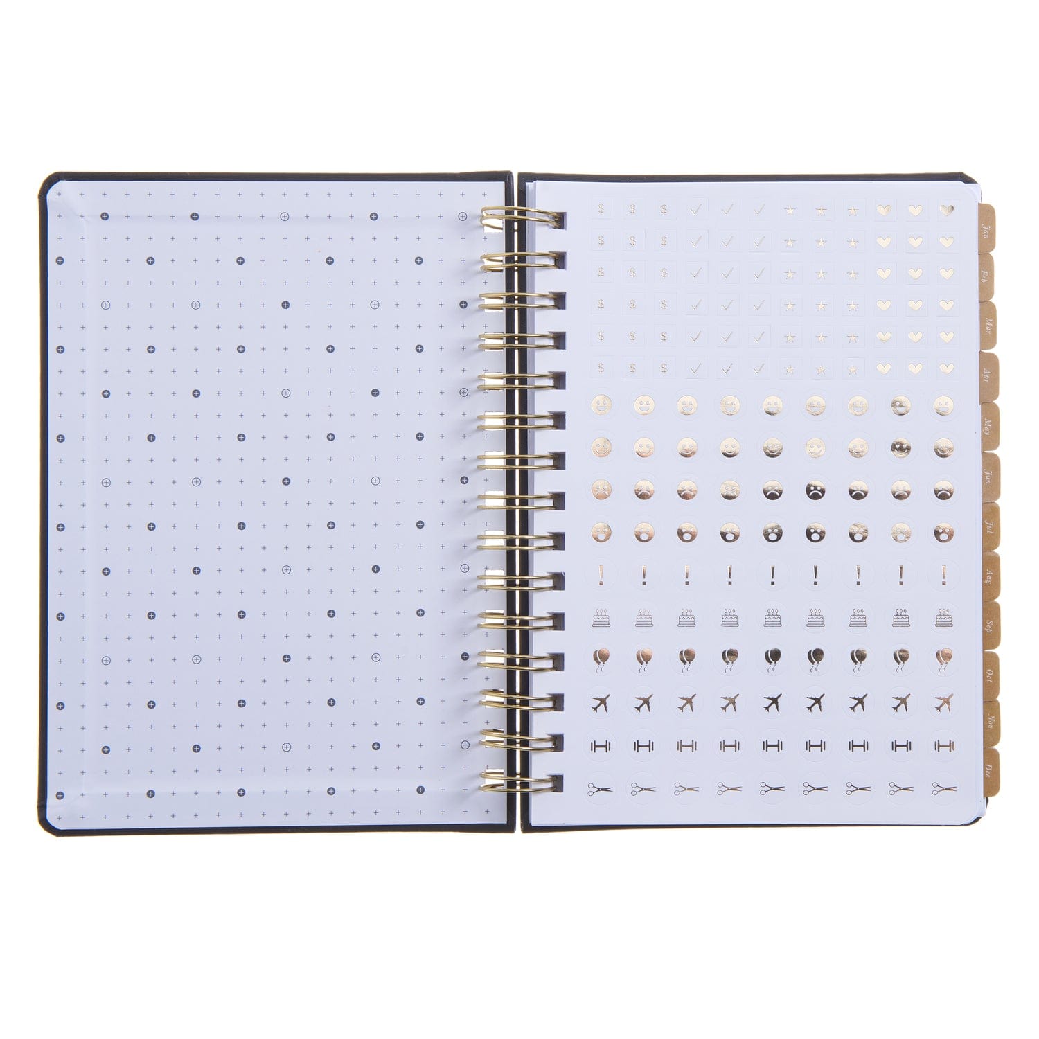 2025 A5 Weekly Planner - Spiral Vegan Leather - Blush 100616 russell+hazel Planner