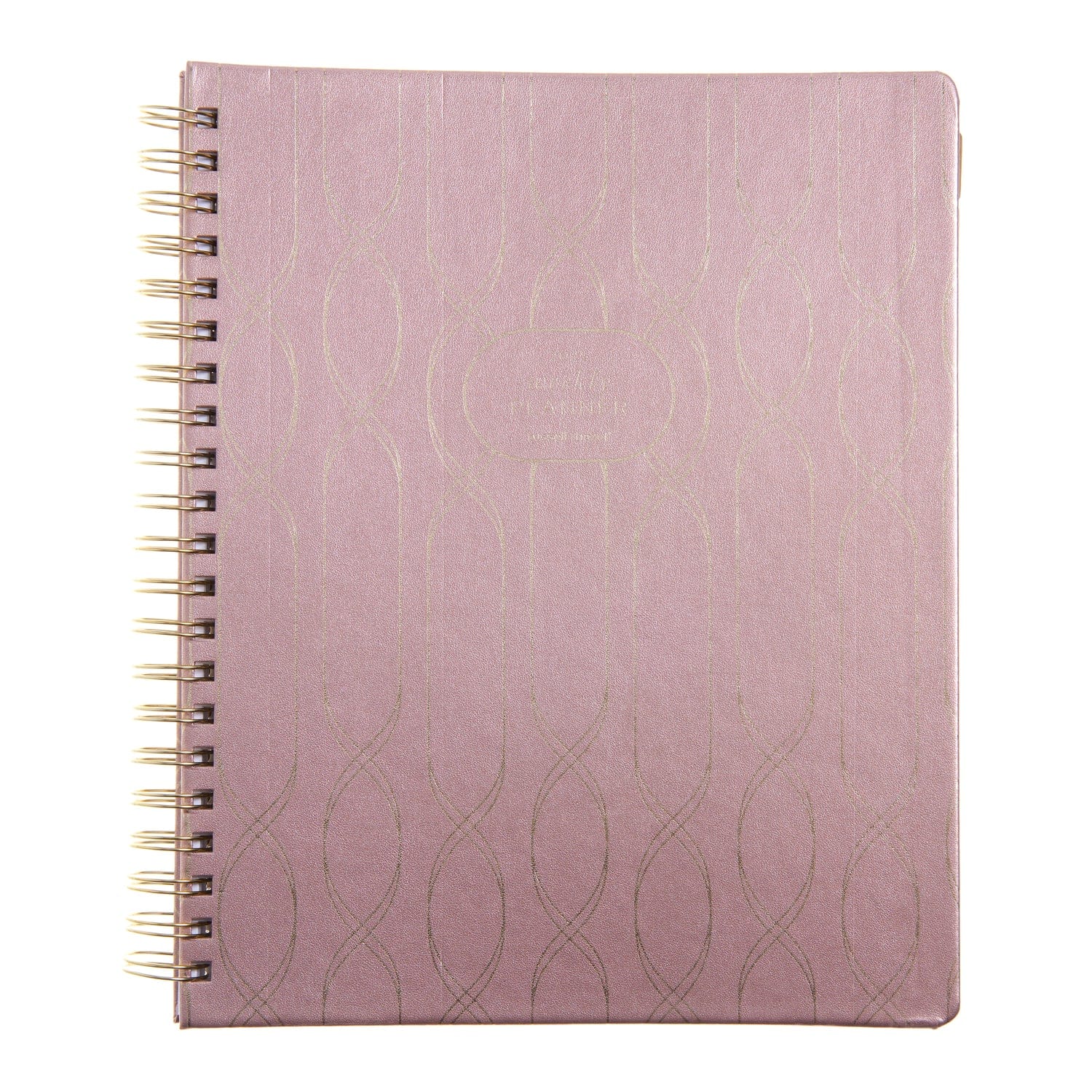 Slim Size Diary 2026 - Week To View Hardback Cover With Foil - Full Year Planner - Tallon
