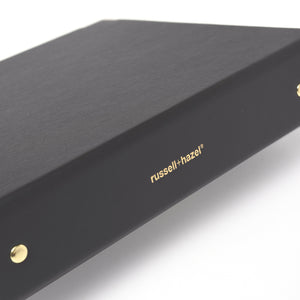 3 Ring Mini Binder - Black Vegan Leather 28782 russell+hazel Binder - Signature