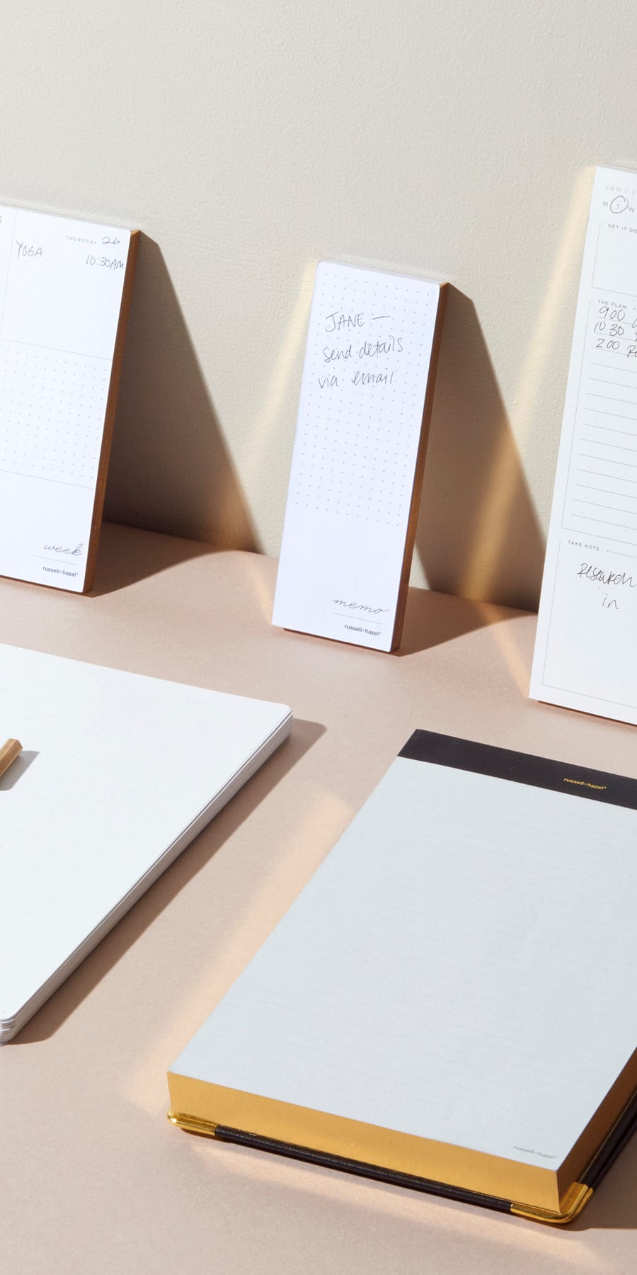 Notetaking products | russell+hazel