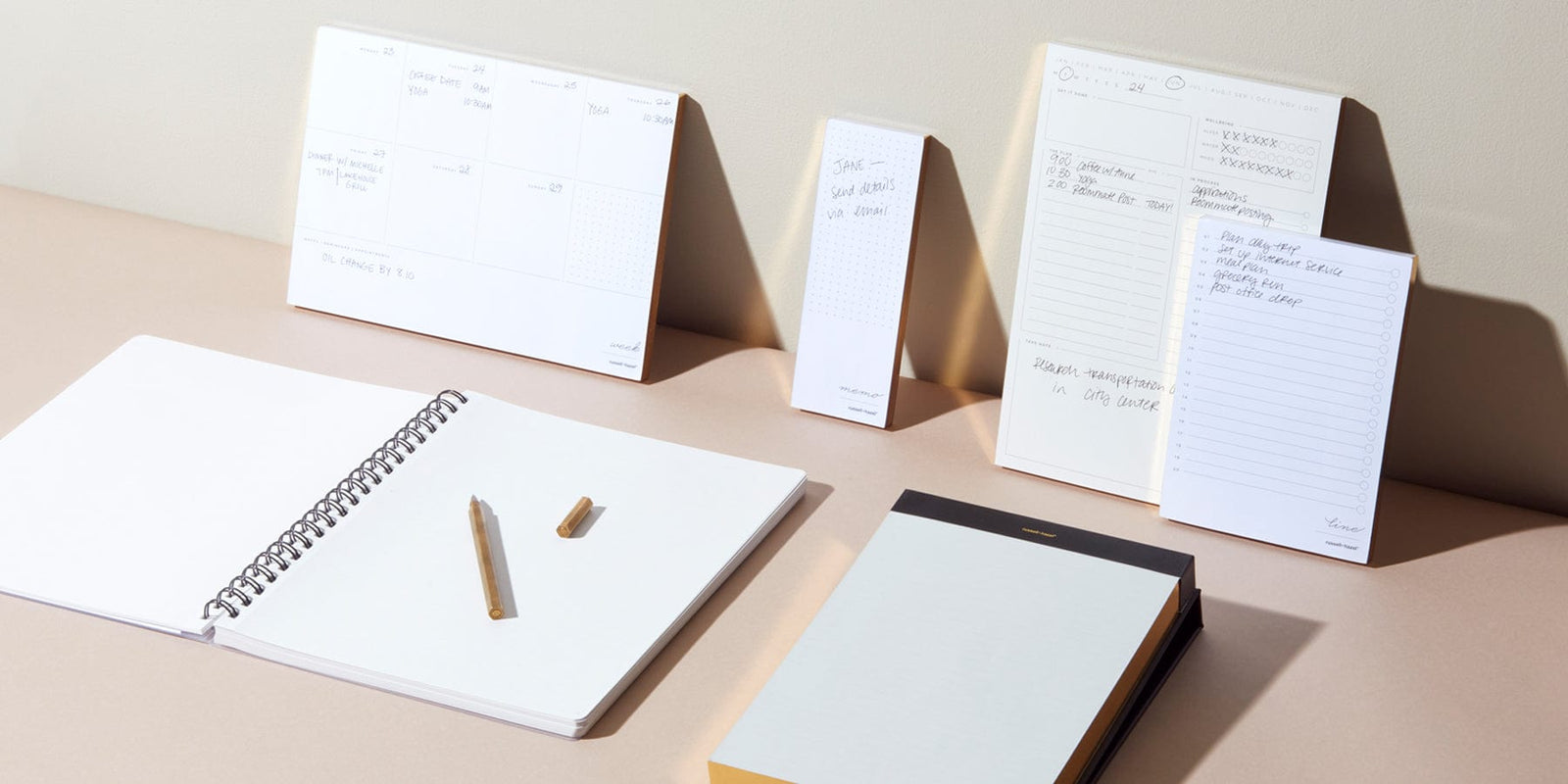 Notetaking products | russell+hazel