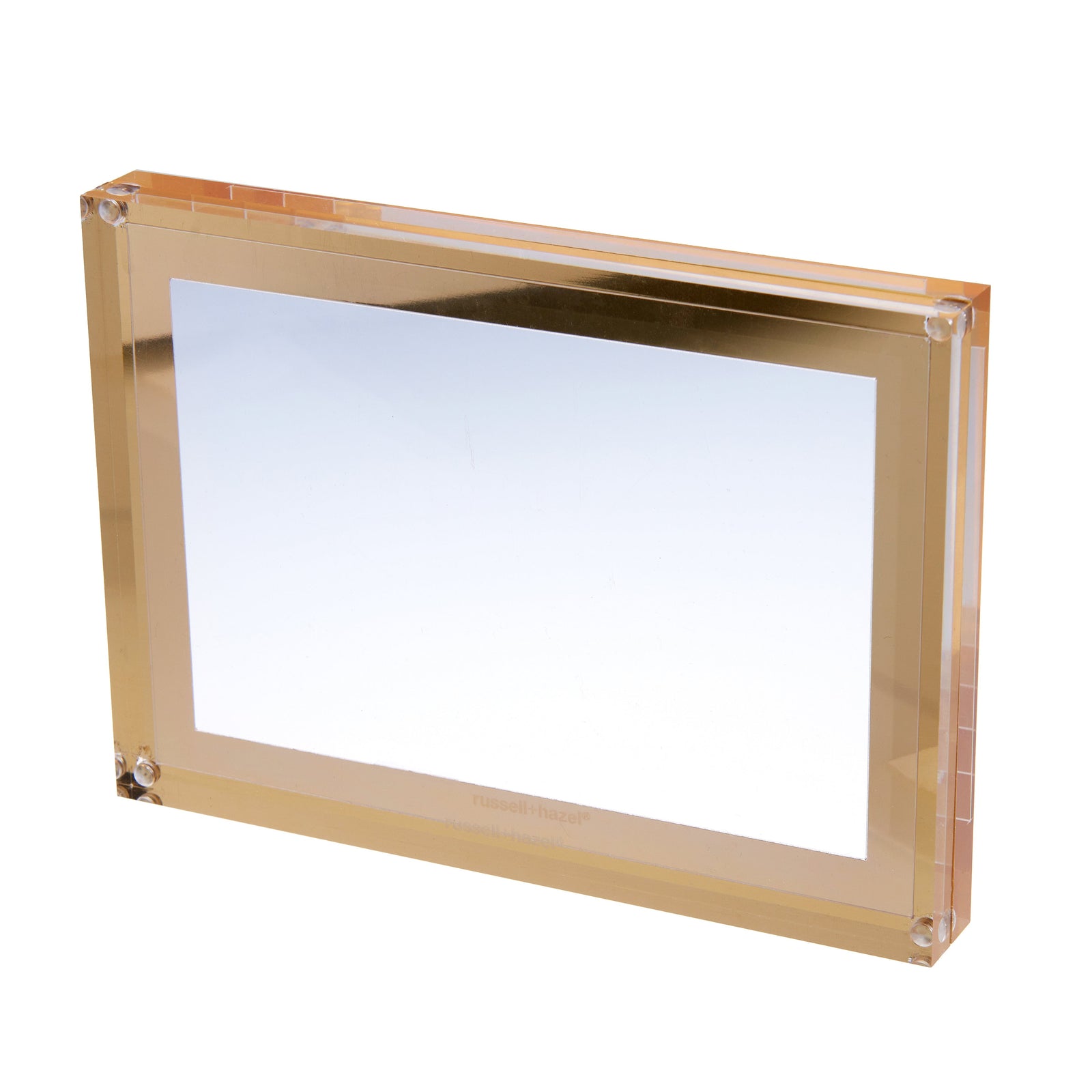 Acrylic + Gold Picture Frame - 3.5 x 5 inches russell+hazel Acrylic Organization