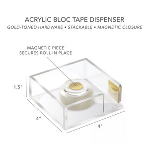 Acrylic Tape Bloc 32025 russell+hazel Acrylic Organization