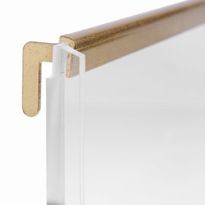 Acrylic Wall Peg Board and Shelf Bundle 100383 russell+hazel Acrylic Organization