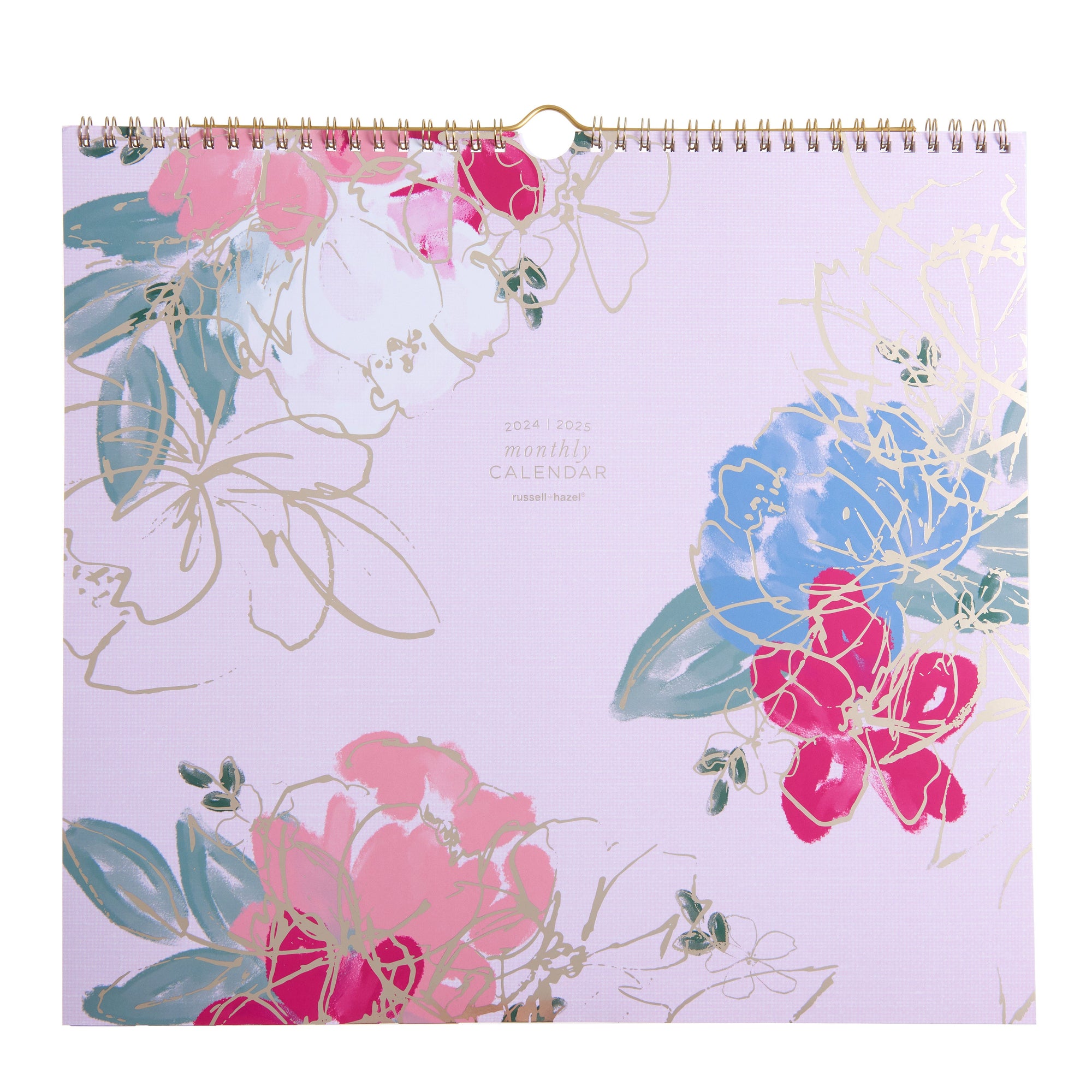 Blush Floral - 2024-2025 Wall Calendar 50145 russell+hazel Calendar