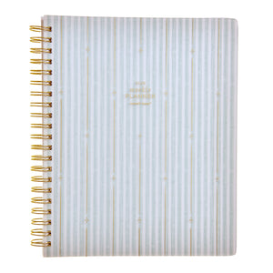 COMING SOON! 2026 January-December Weekly Planner - Spiral PP - Stripes with Gold Foil 105865 russell+hazel Planner