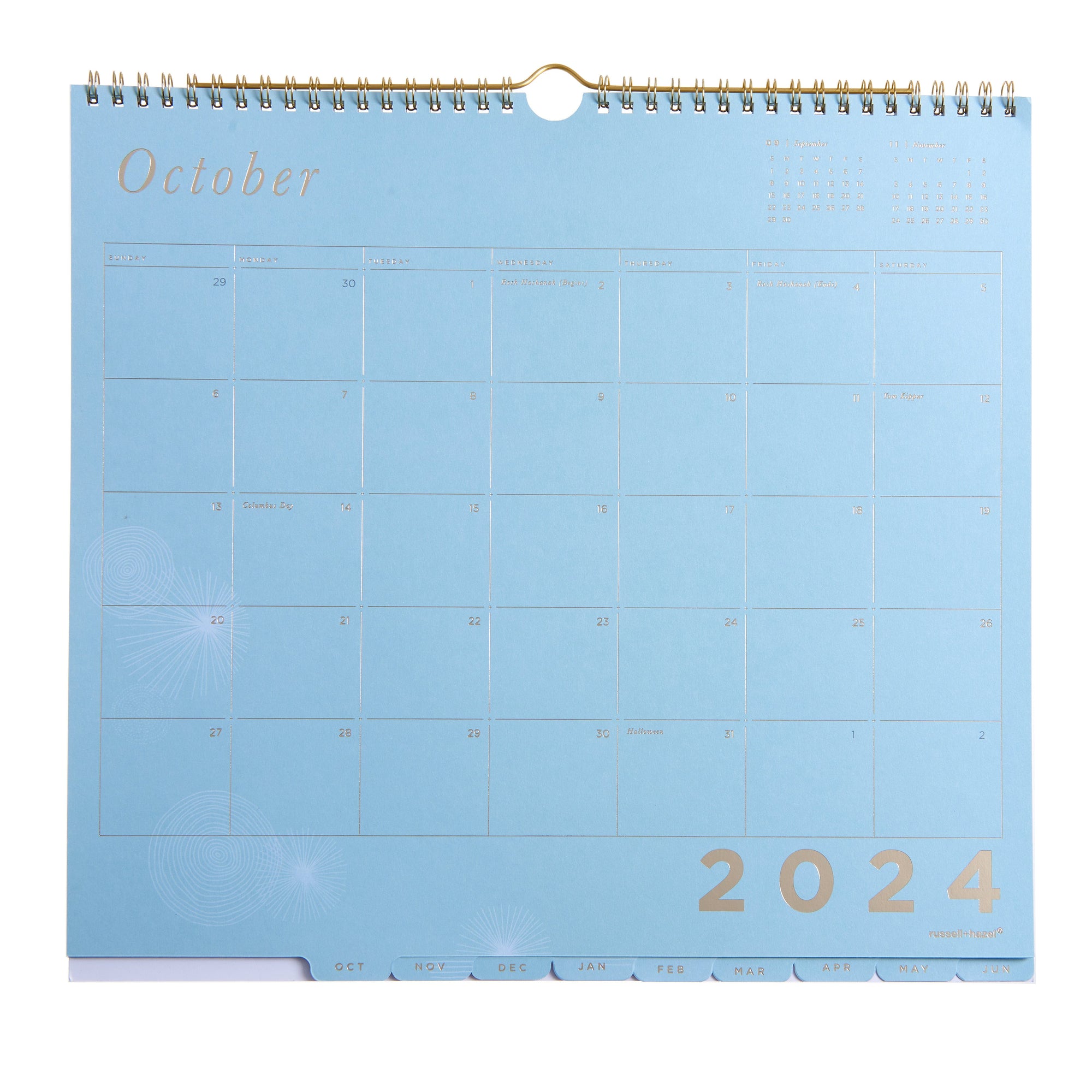 Dew Burst - 2024-2025 Wall Calendar 50356 russell+hazel Calendar