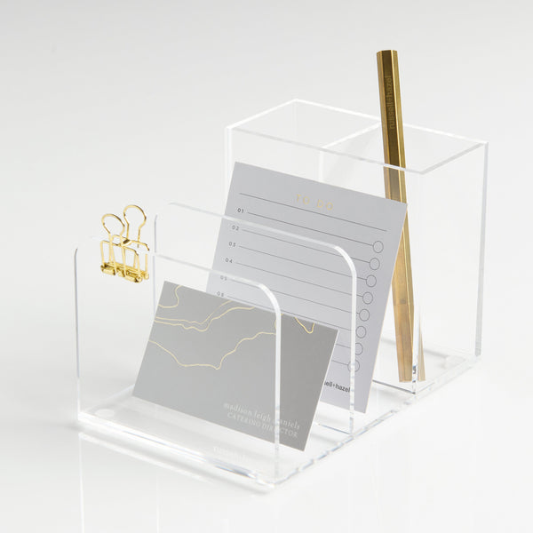 russell+hazel Fine Line Acrylic Organizer – Clear 4