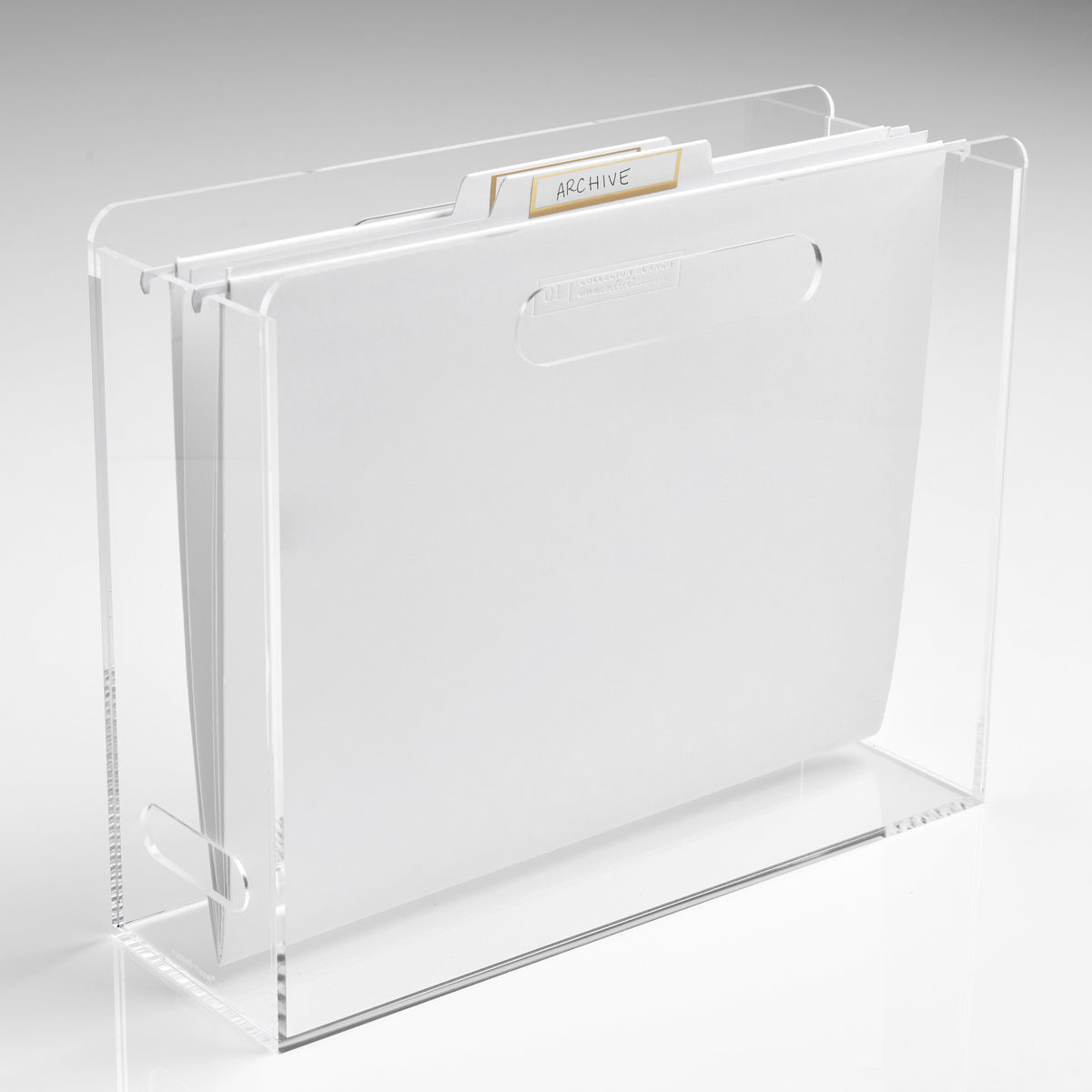 Fine Line Acrylic - File Box 47714 russell+hazel Acrylic Organization