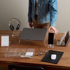 Fine Line Acrylic - Headphone Stand 47785 russell+hazel Acrylic Organization