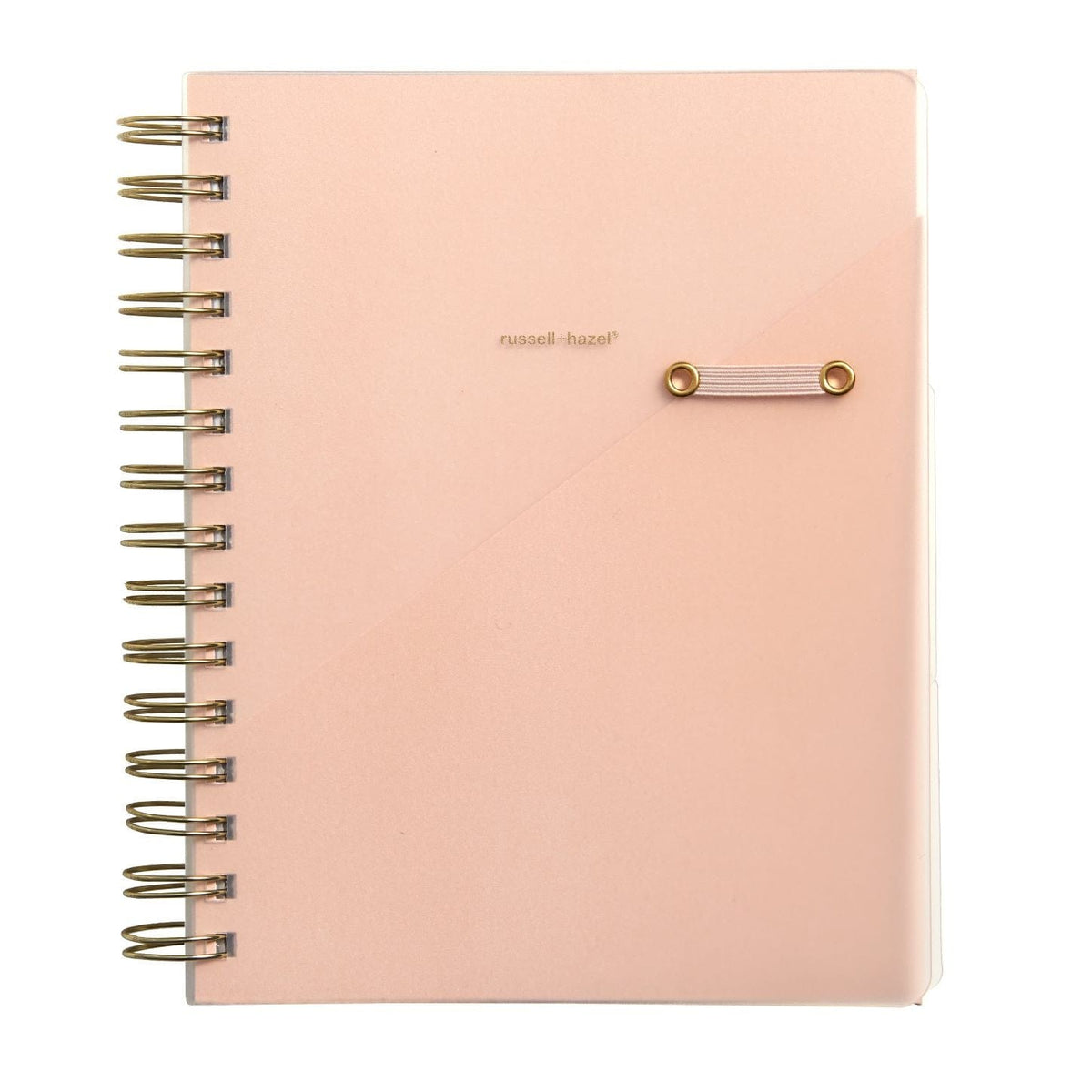Frosted Spiral Notebook with Dividers russell+hazel Notebook