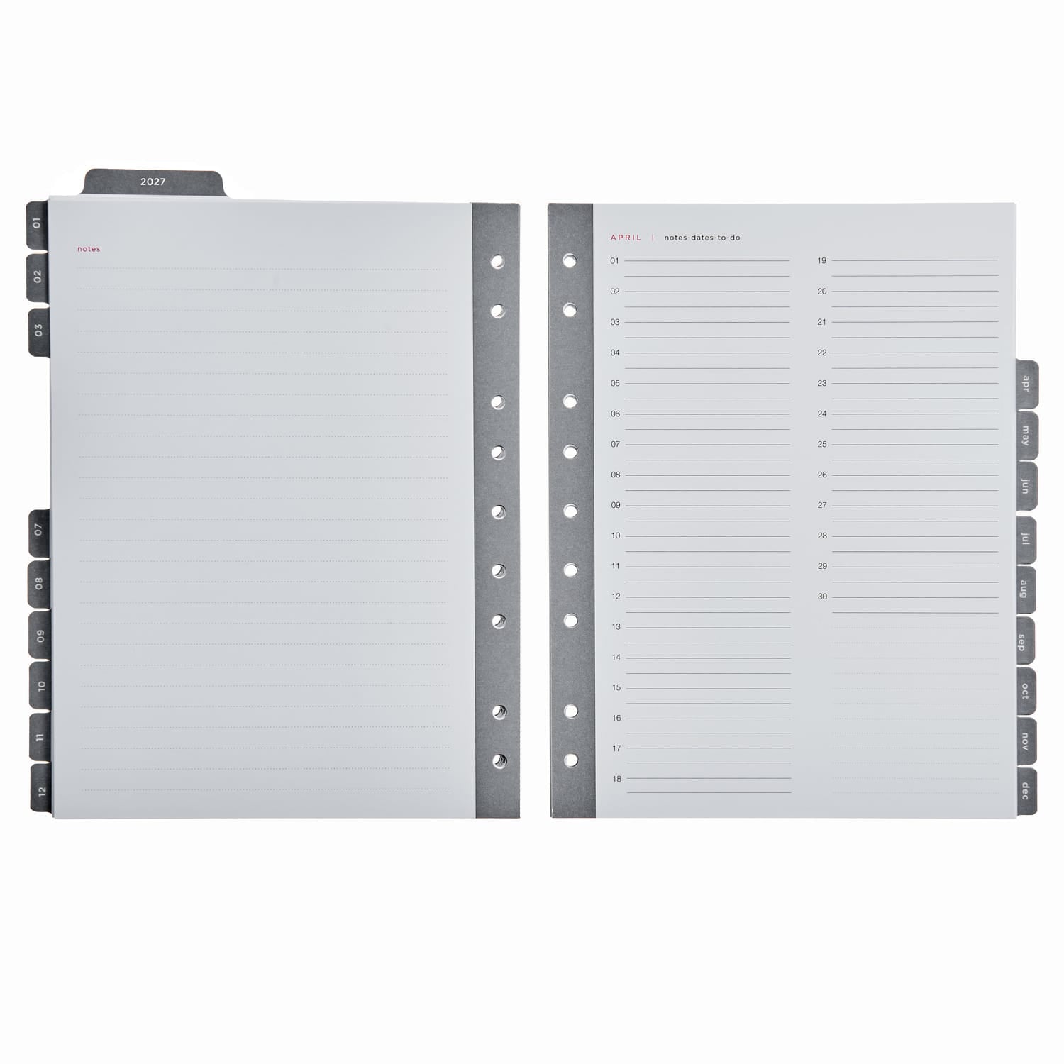 July 2024 - December 2025 Mini Month Tabs 102671 russell+hazel Tabs