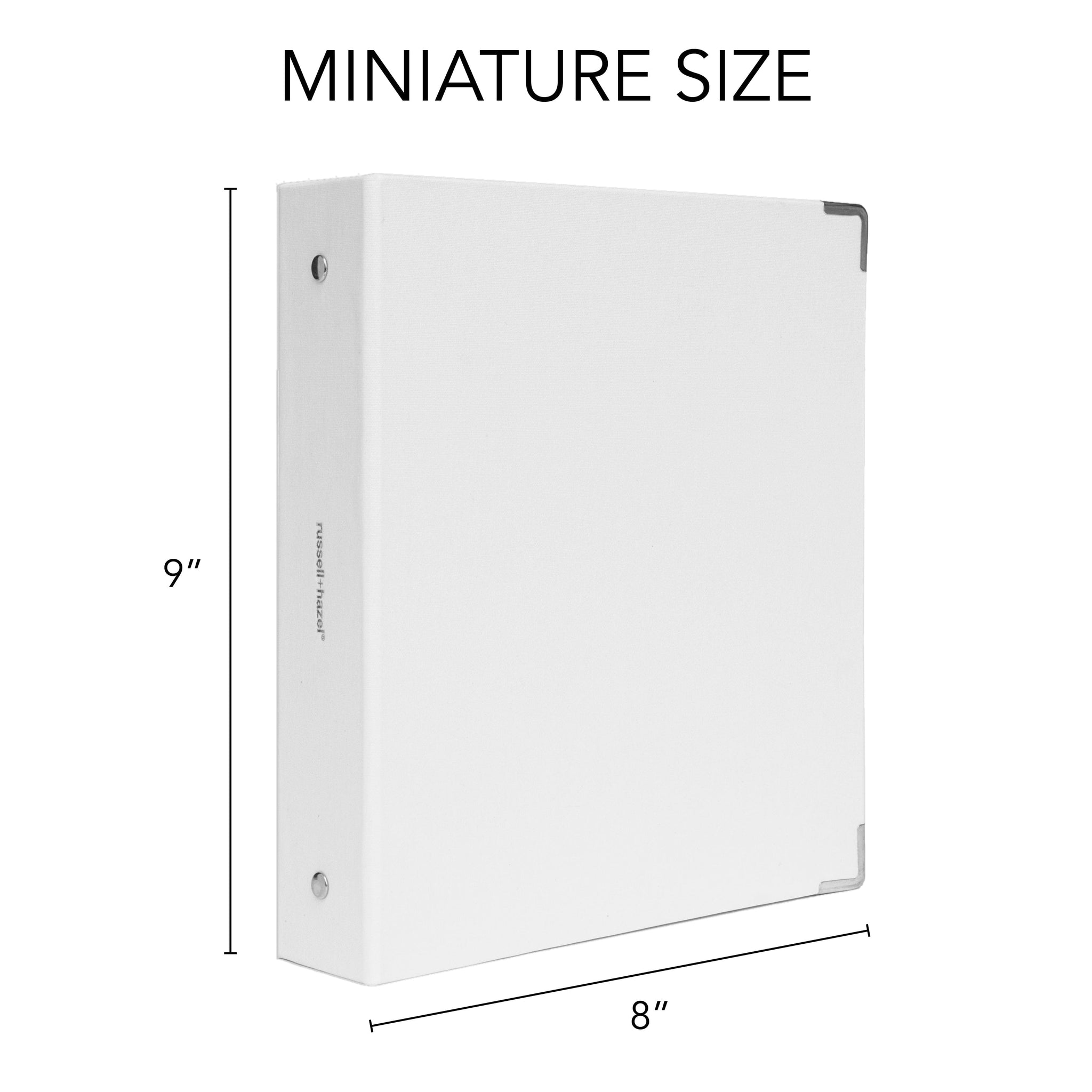 Mini 3 Ring Binder 7 X 9 0 5 Rings Reinforced Metal Corners Mini 3 ring binder 7 x 9 0 5 rings reinforced metal corners