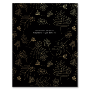 8.5" x 11" Hardcover Botanical Custom Notebook russell+hazel Notebook