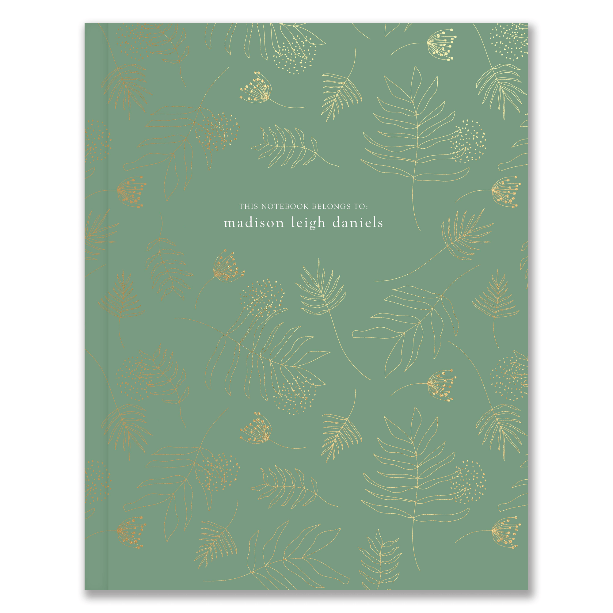 8.5" x 11" Hardcover Botanical Custom Notebook russell+hazel Notebook