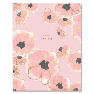8.5" x 11" Hardcover Floral Custom Notebook russell+hazel Notebook