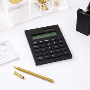 Acrylic Calculator - Noire 60348 russell+hazel Calculator