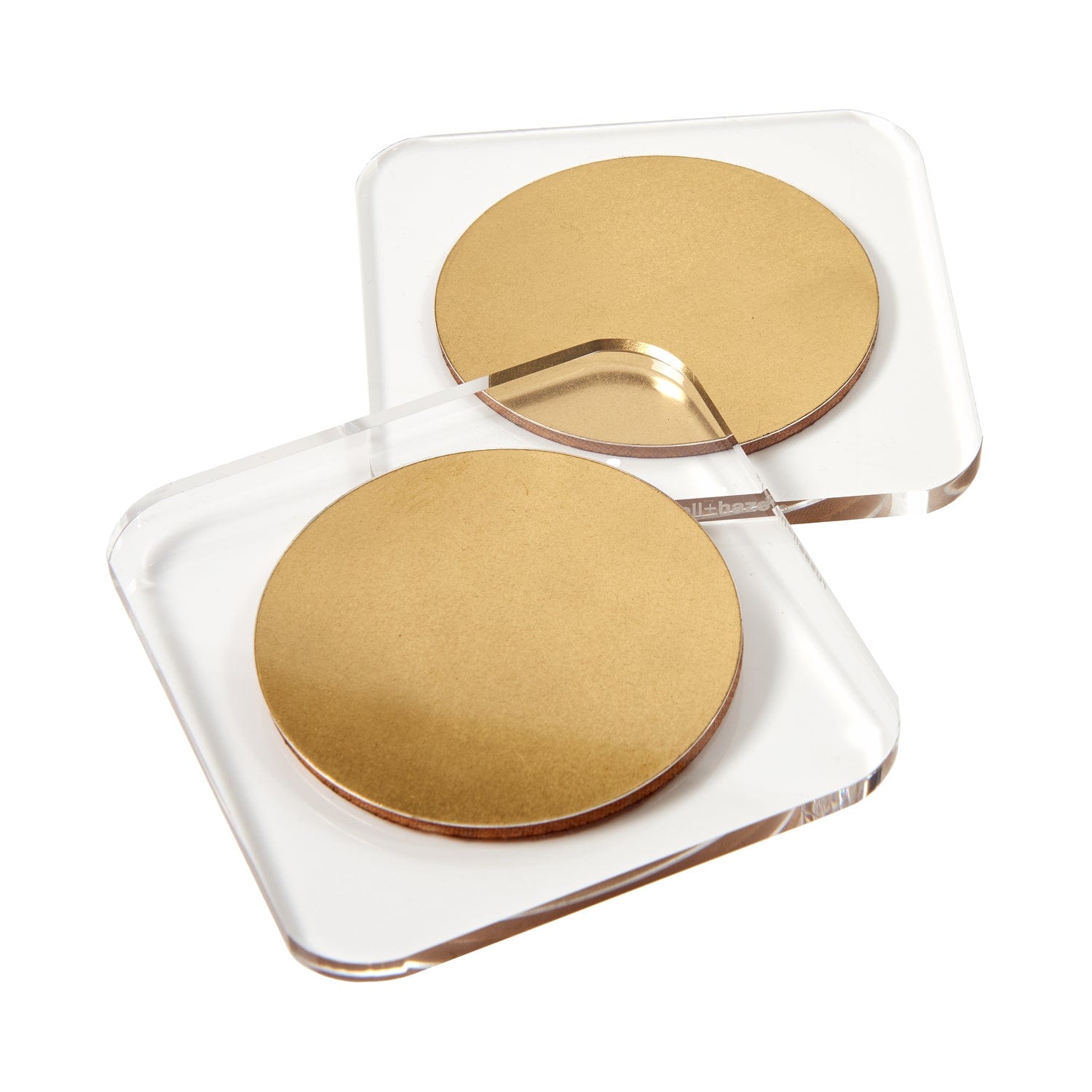 Acrylic Coasters - Set of 2 russell+hazel Acrylic Organization