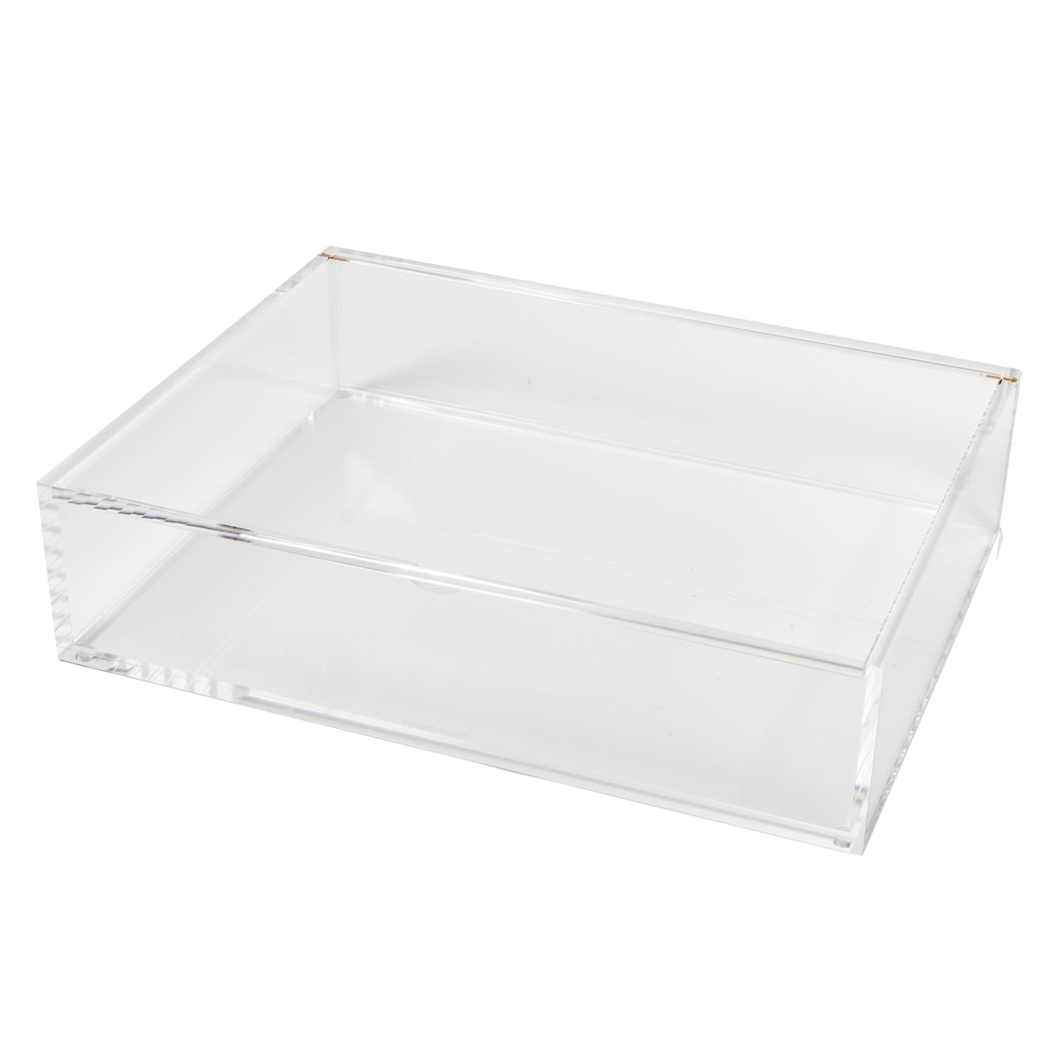 Clear Acrylic Flip Box - Large 9.5 x 12.5 x 3 (98148)
