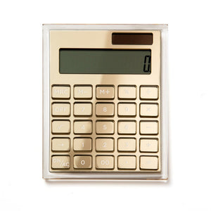 Acrylic + Gold Calculator 51179 russell+hazel Calculator