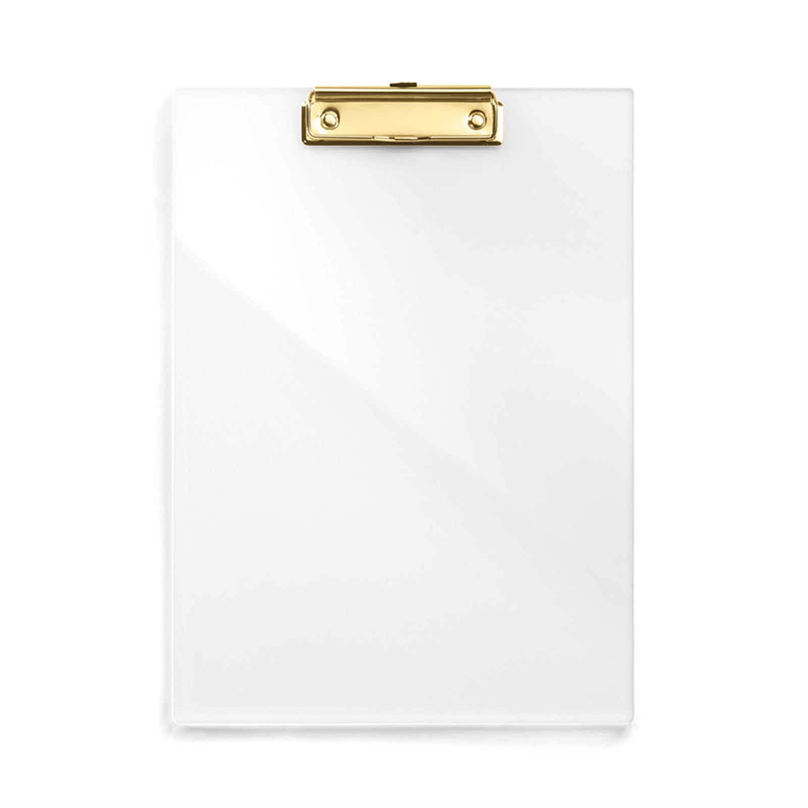 Acrylic + Gold Clear Clipboard 81933 russell+hazel Acrylic Organization