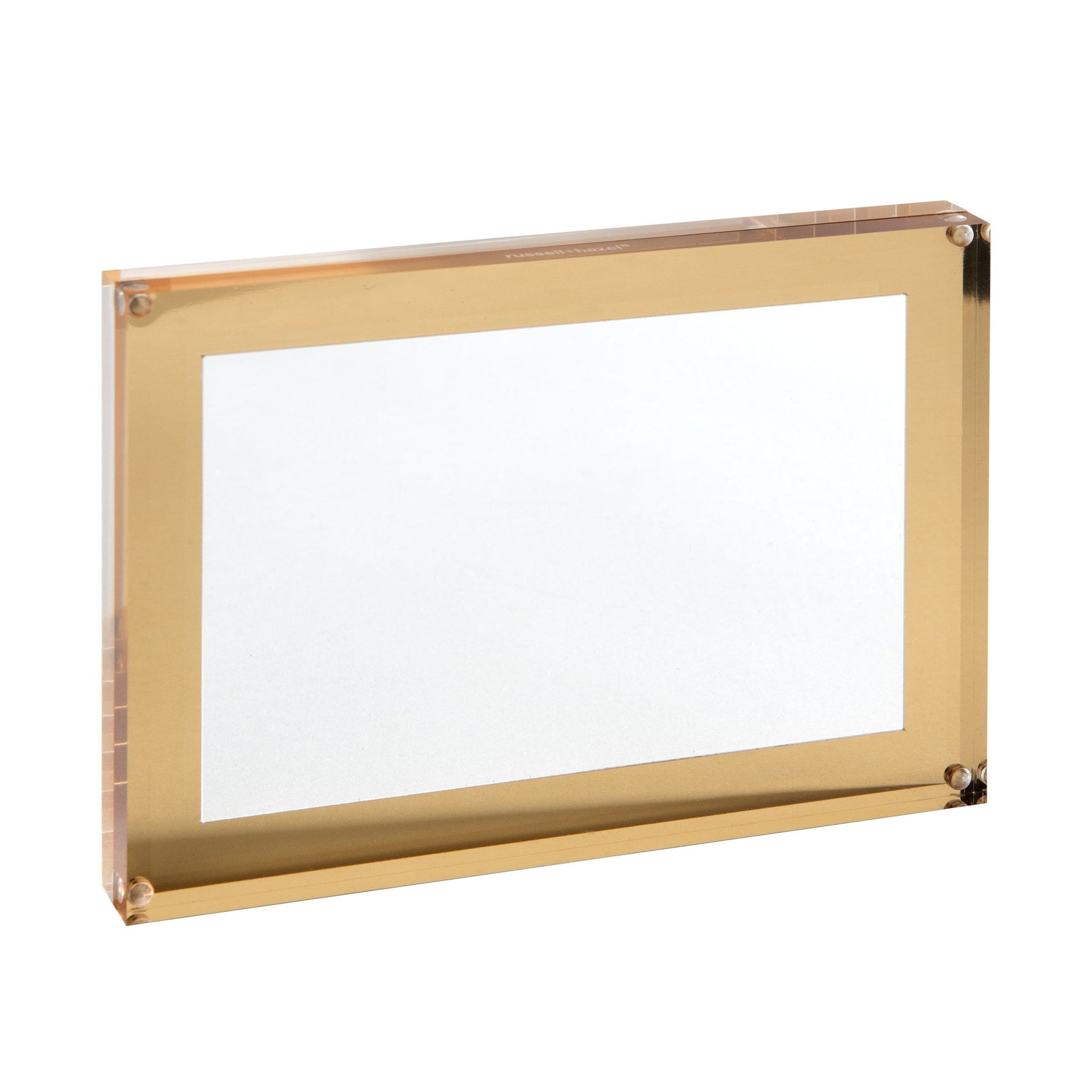 Acrylic Block Photo Frame - Gold, 4x6