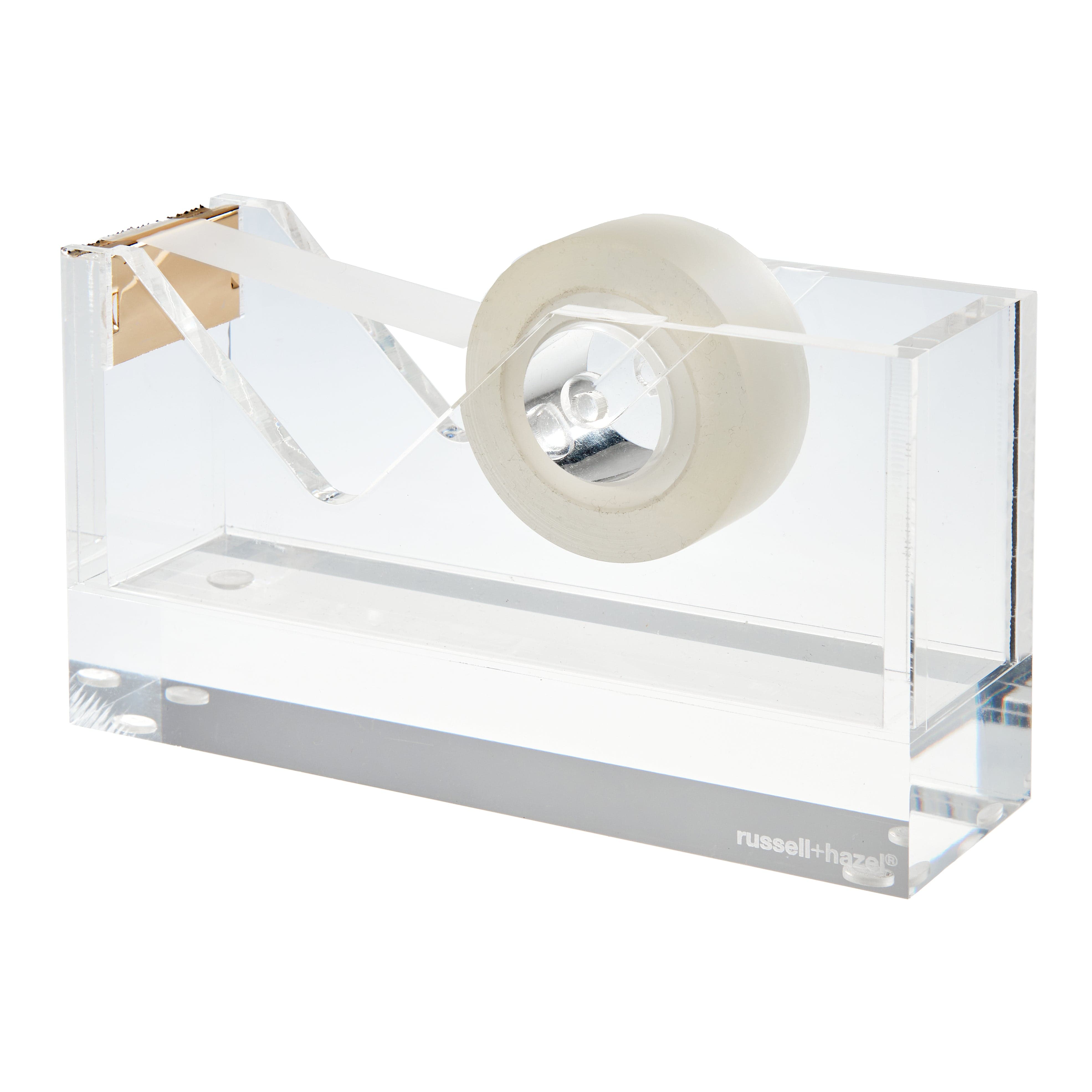 Wholesale Clear Acrylic Brass Gold Stationery Set With Tape Dispenser, Pen  Holder, Memo Holder And Remover Kit Desktop Desk Staplers Tape Compatible  230926 From Fan10, $42.12