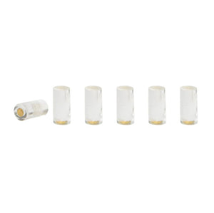 Clear Acrylic & Gold Magnets, Pack of 6 (51178)