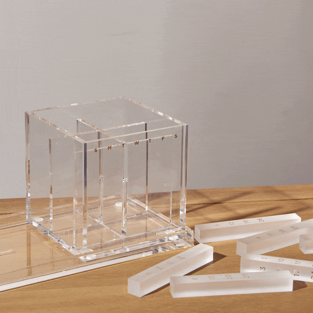 2 Pcs Clear Plastic Pencil Case Box With Lid, Acrylic Plastic
