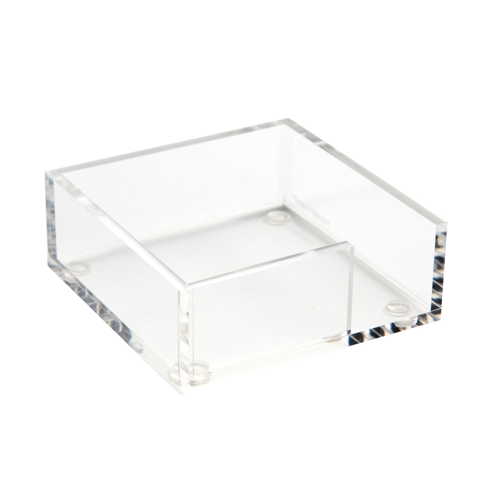 Plexiglass For Notes Clear Acrylic Stackable Notes Box, 4