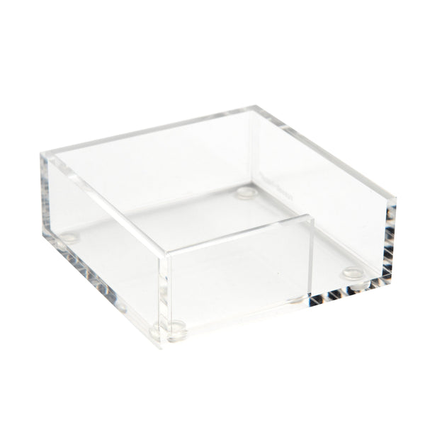Clear Acrylic Stackable Notes Box, 4