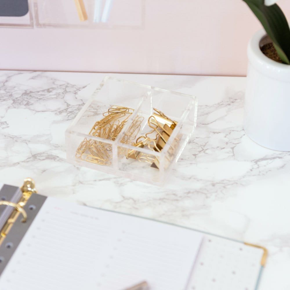 Acrylic Twin Bloc 31376 russell+hazel Acrylic Organization