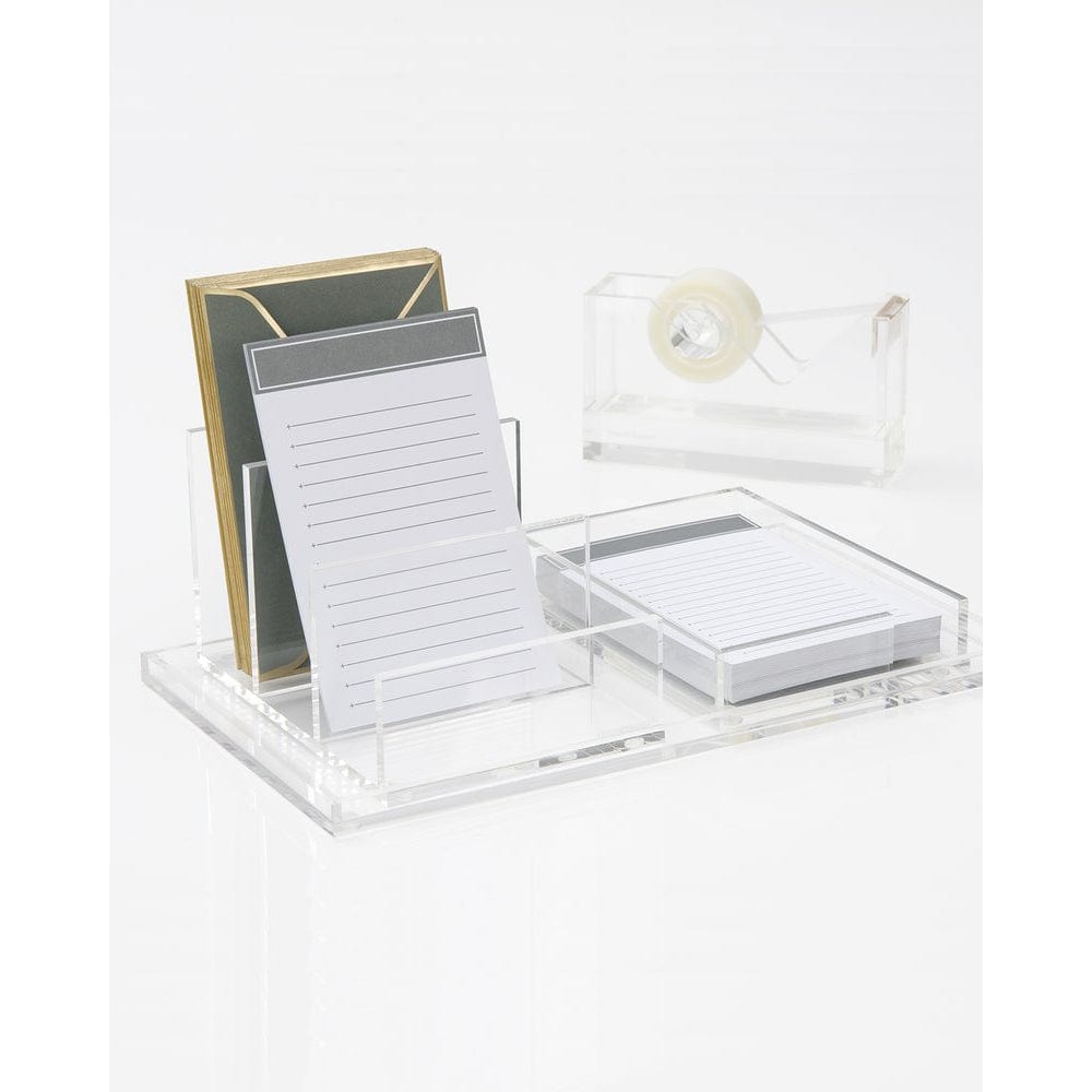 Acrylic Wide Tray Bundle 38591 russell+hazel Acrylic Organization