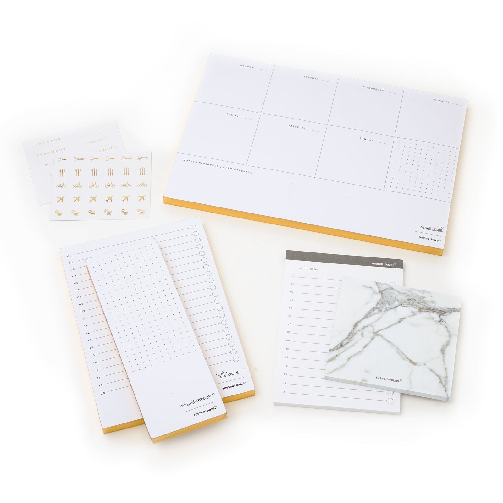Desktop Pad Essentials 64481 russell+hazel Bundle