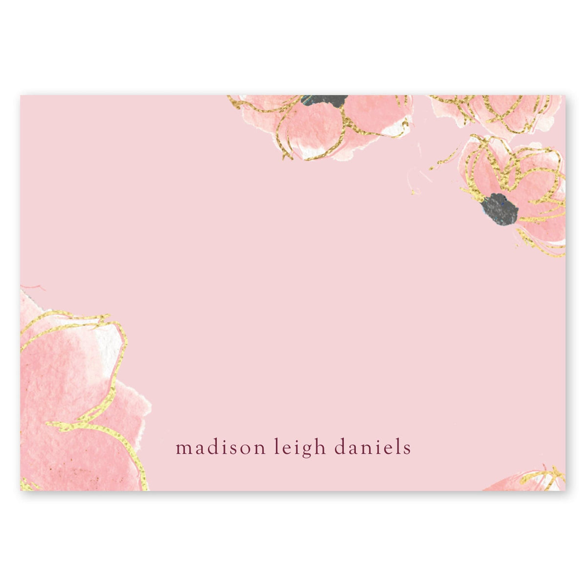 Floral Custom 4x3 Post It Note - 6 Pads | Russell + Hazel - russell+hazel