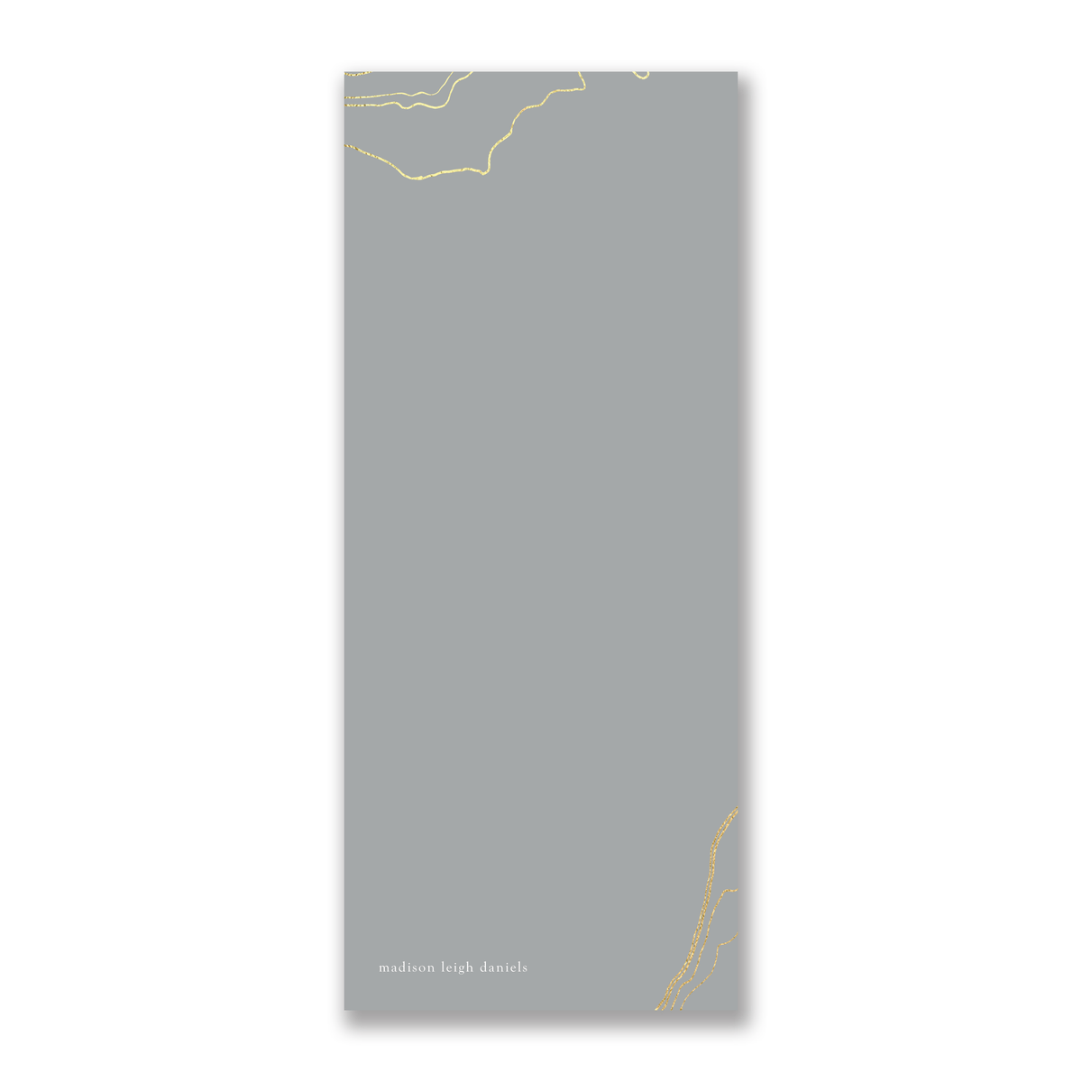 Gray Marble Custom Foil Notecards Gray 99289 russell+hazel Notecard