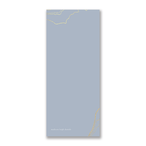 Gray Marble Custom Foil Notecards Slate Blue 99289 russell+hazel Notecard